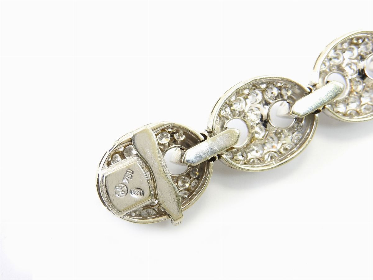 Bracciale Pomellato in Oro Bianco e Diamanti
