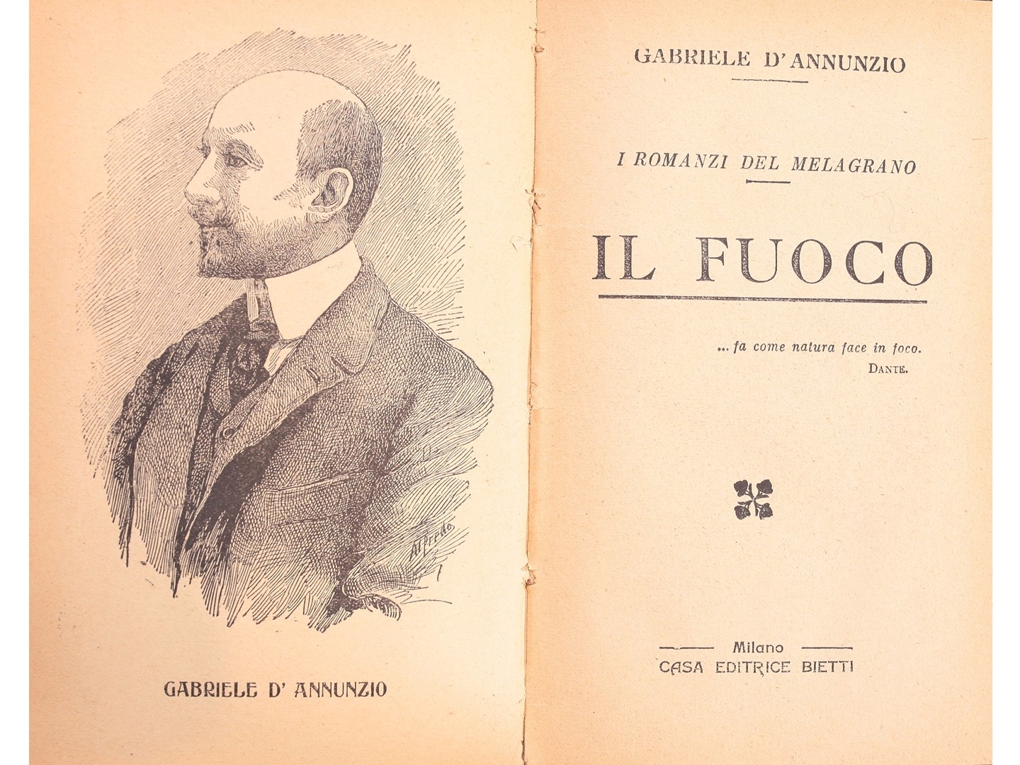 Lotto di Opere di Gabriele D'annunzio:
