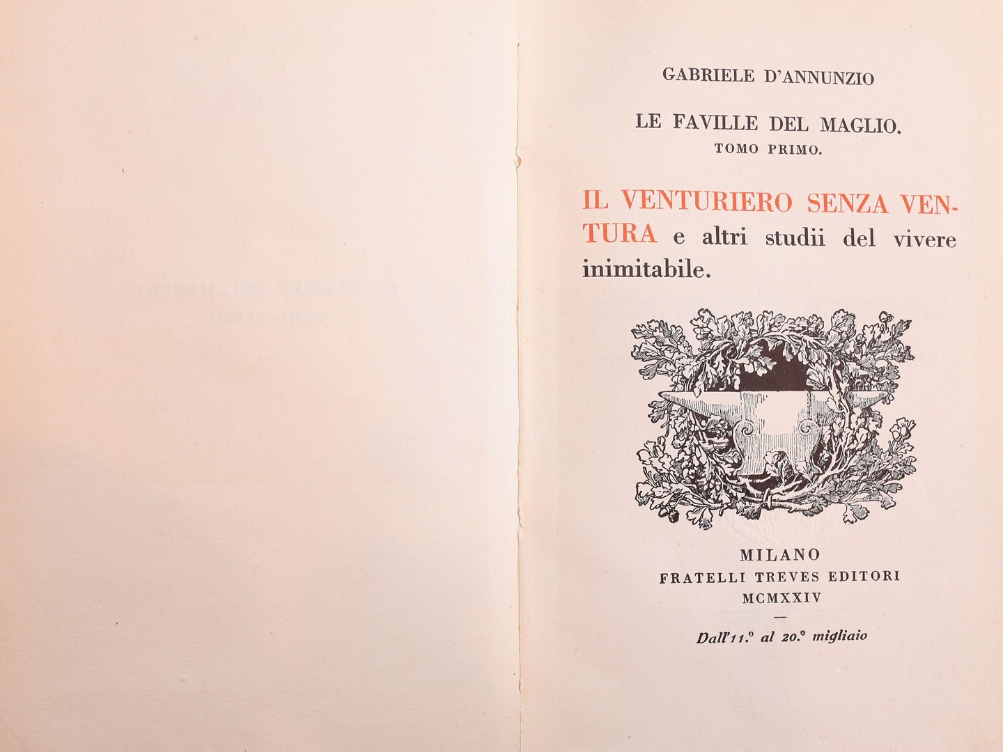 Lotto di Opere di Gabriele D'annunzio: