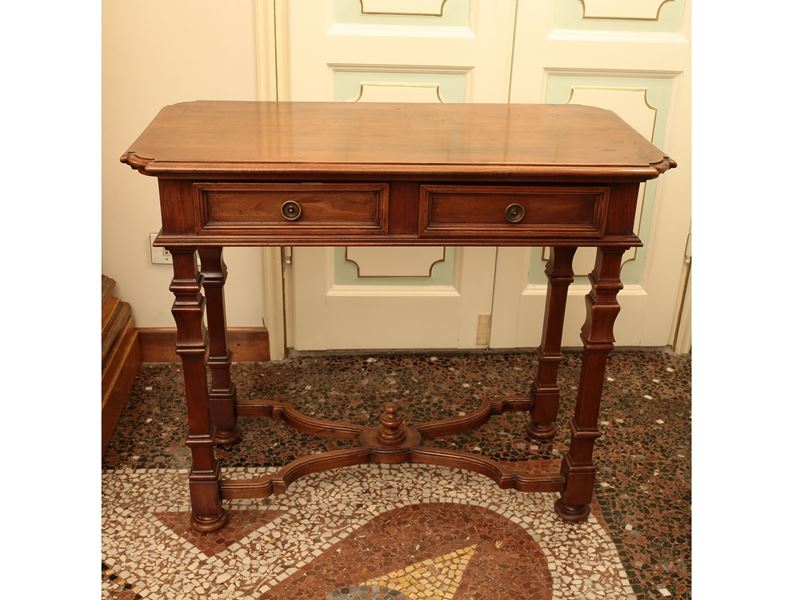 Tavolino da Appoggio in Noce