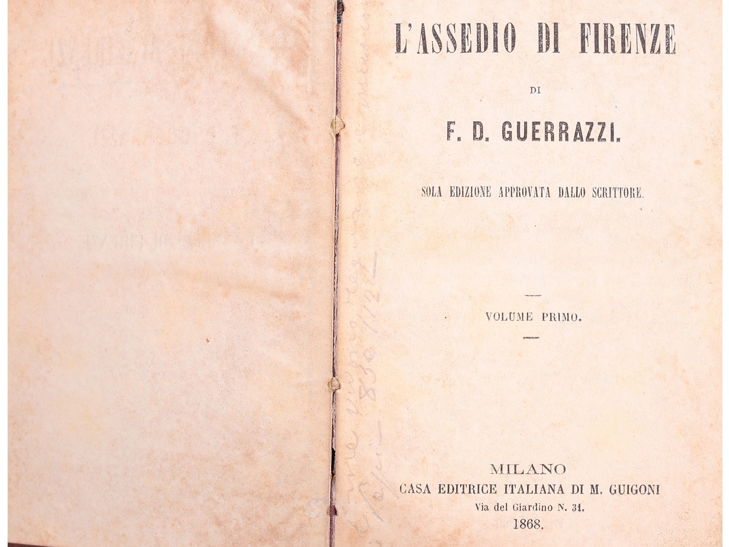 Francesco Domenico Guerrazzi - L'assedio di Firenze