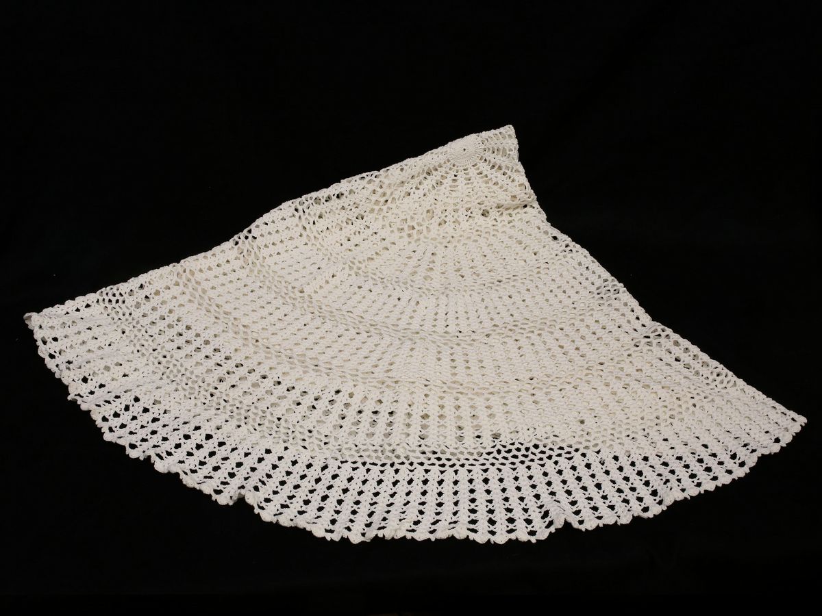 Tovaglia Rotonda in Cotone Bianco