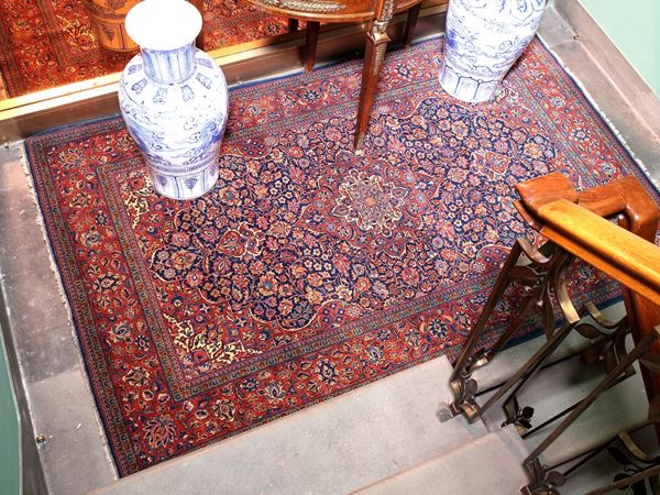 Old Persian carpet  - Auction Lazzi's House - first part Furniture, paintings, Murano glass, curiosities - Maison Bibelot - Casa d'Aste Firenze - Milano