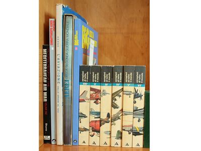 Lotto di Libri Sull'aviazione e la Guerra Aerea