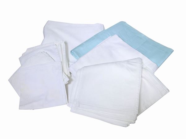 Three cotton tablecloths