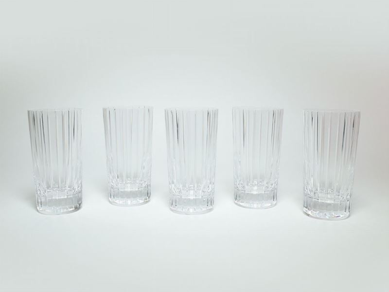 Serie di Dodici Bicchieri Harmonie da Long-drink in Cristallo, Baccarat