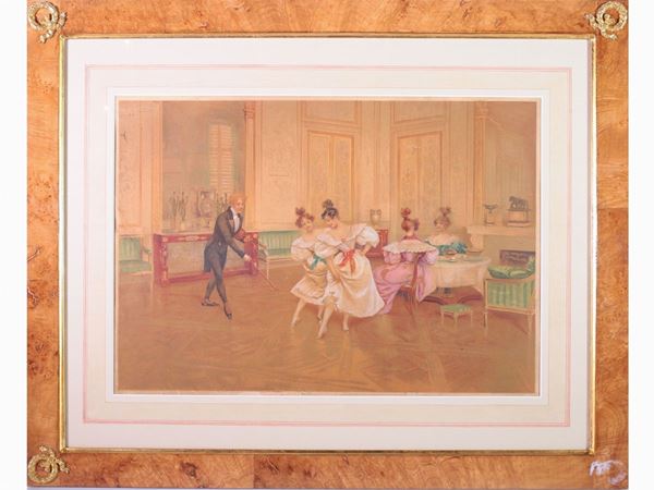 The ballet class  (19th century)  - Auction Furniture, Old Master Paintings, Silvers and Curiosity from florentine house - Maison Bibelot - Casa d'Aste Firenze - Milano