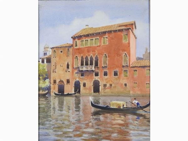 Angelo Maria Crepet : View of Venezia  ((1885-1974))  - Auction Modern and Contemporary Art - Maison Bibelot - Casa d'Aste Firenze - Milano