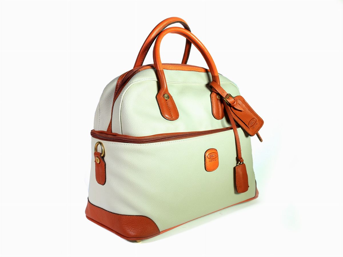 Borsa Bauletto a Mano in Pelle Color Burro, Bric's