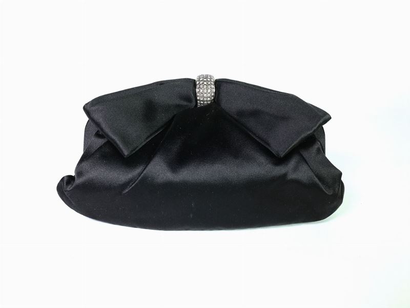 Borsa da Sera in Seta Nera, Valentino