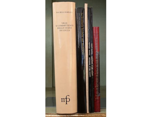 Lotto di libri su Lucca, tra arte e storia