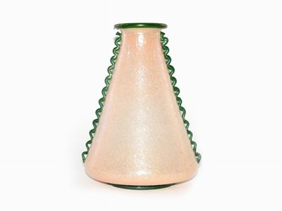 Vaso in Vetro Soffiato di Murano