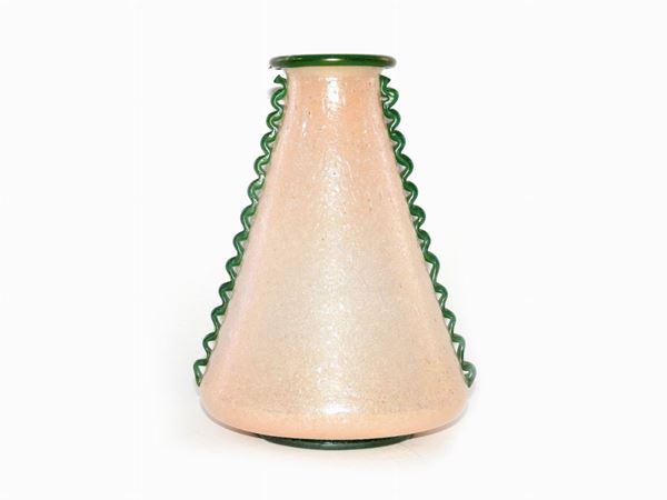 A blown Murano glass vase