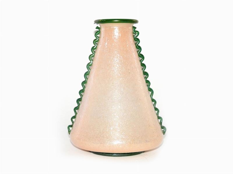 Vaso in Vetro Soffiato di Murano