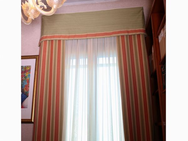 Set of curtains for two windows