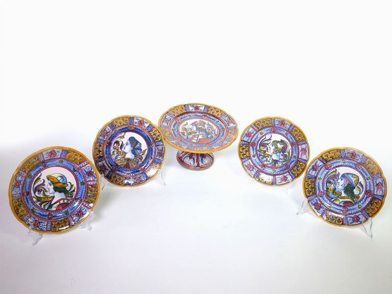 Alzata in Terracotta Smaltata, Gualdo Tadino