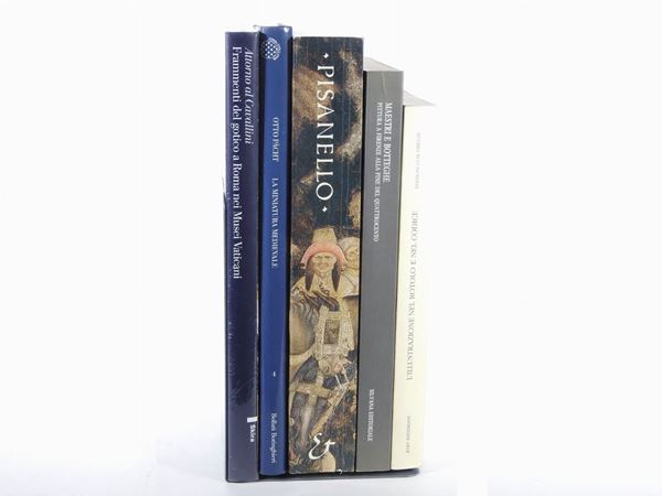 Lotto di libri sull'arte medievale e del Quattrocento