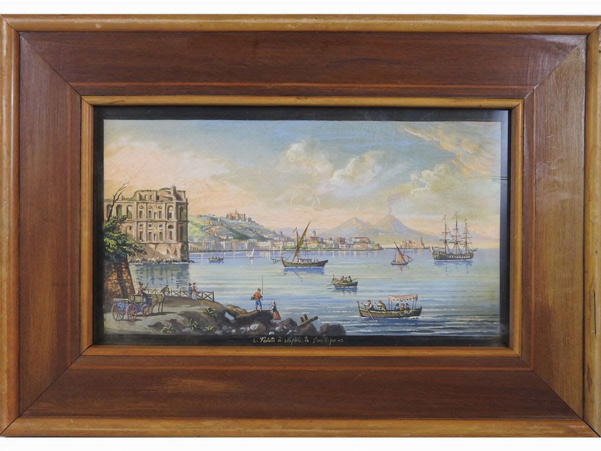 Vedute di Napoli da Margellina e da Posillipo