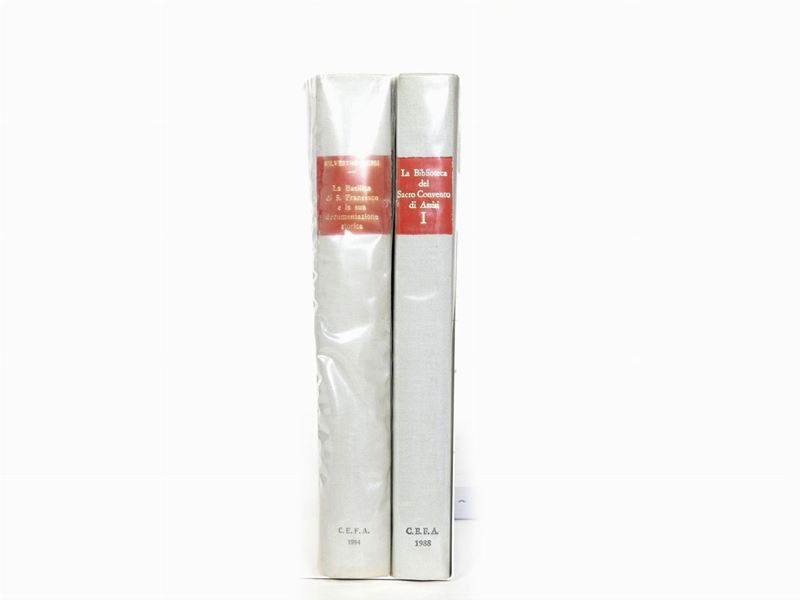 Lotto di Libri sui Documenti e Codici Miniati di Assisi