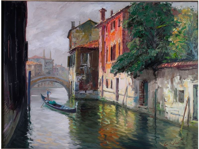 Gino Salviati - Scorcio Veneziano