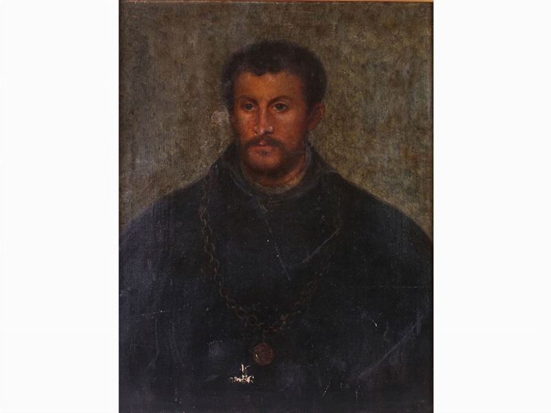 Da Tiziano - Uomo dagli Occhi Glauchi o Ritratto di un Giovane Inglese