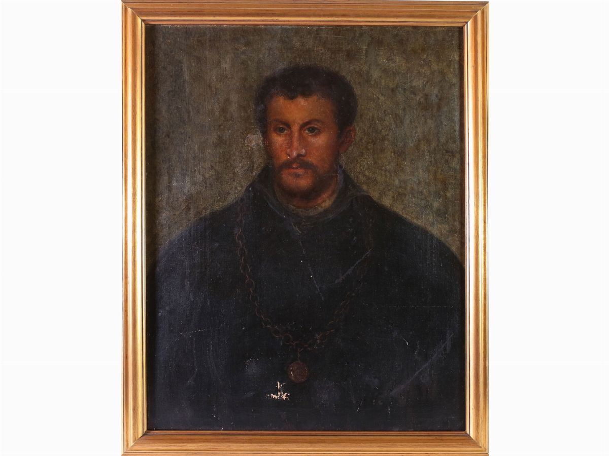 Da Tiziano - Uomo dagli Occhi Glauchi o Ritratto di un Giovane Inglese