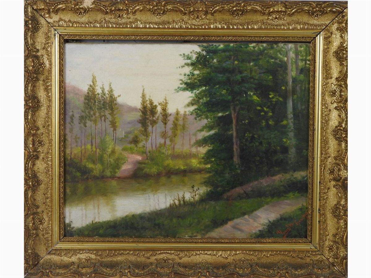 Claudio Rinaldi - Paesaggio Sull'arno