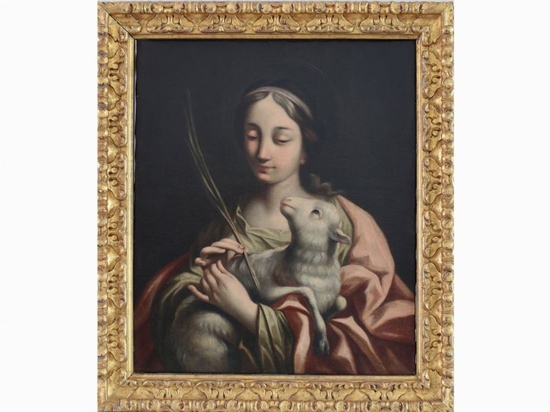 Scuola Fiorentina del XVII Secolo - Sant'agnese