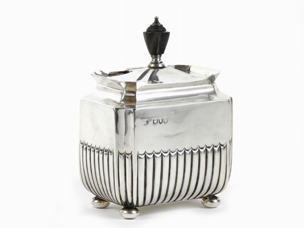 A silver sugar bowl, Mappin Brothers