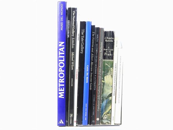 Lotto di libri d'arte: musei