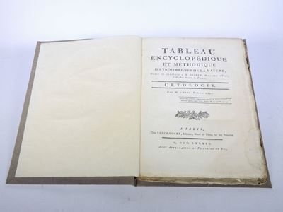 Tableau Encyclopédique Et Méthodique Des Trois Règnes De la Nature