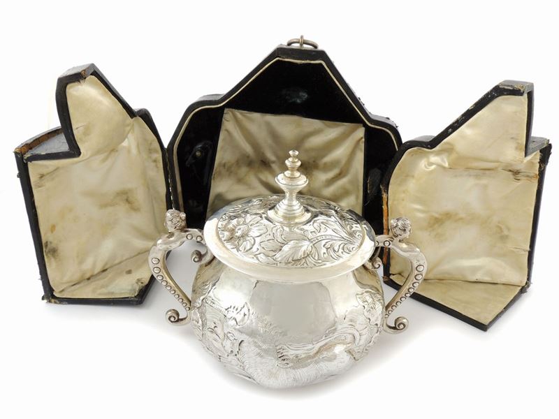 Zuppiera per Porridge in Argento Charles II
