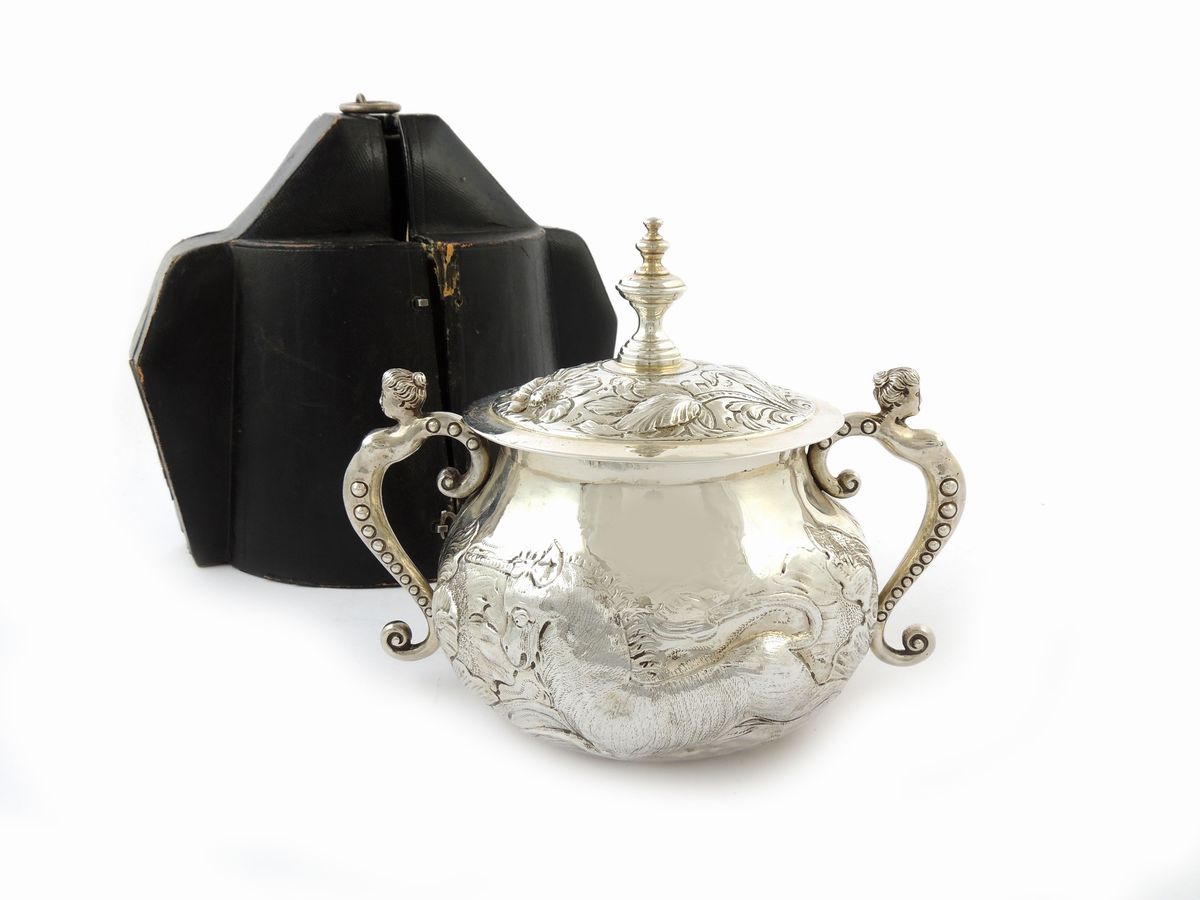 Zuppiera per Porridge in Argento Charles II