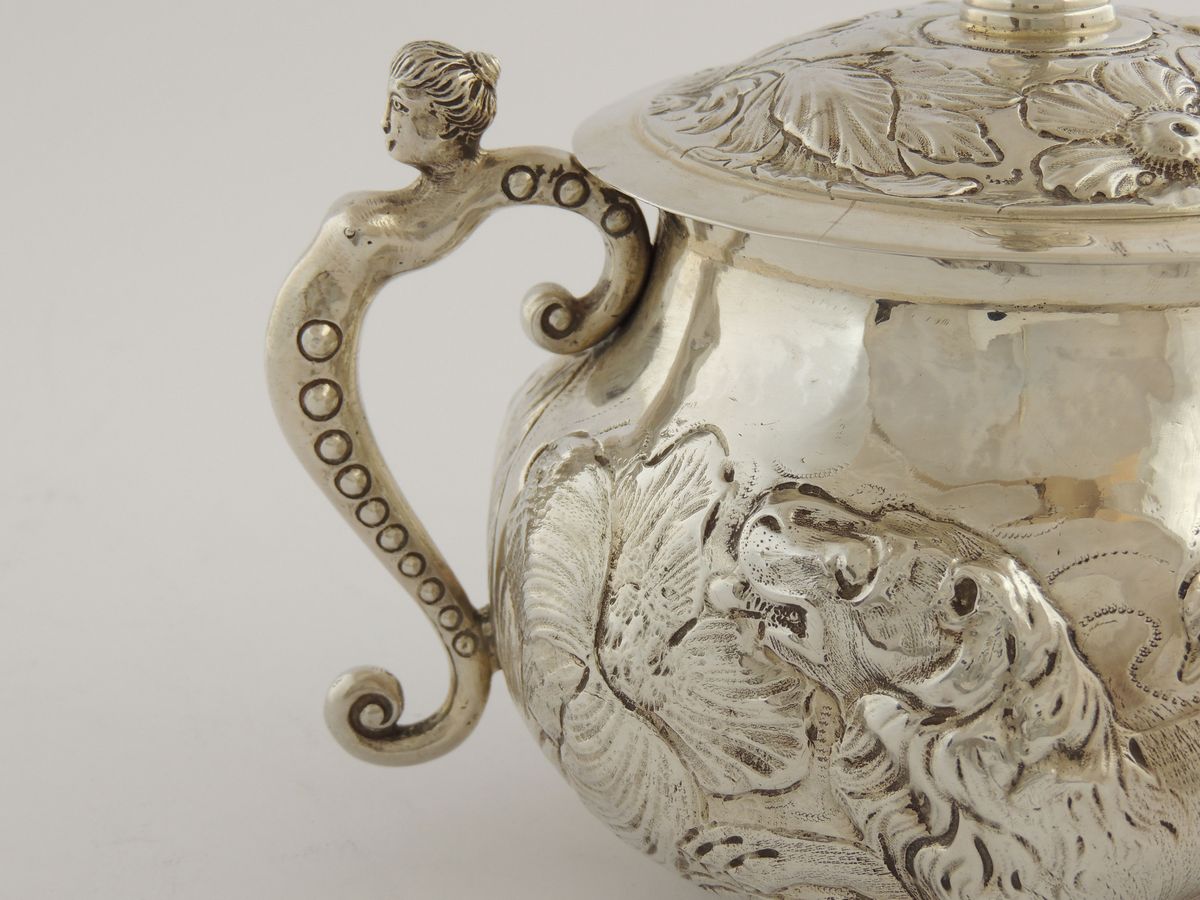Zuppiera per Porridge in Argento Charles II
