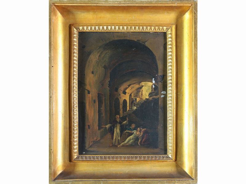 Cerchia di Francois Marius Granet - Esorcizzazione di un'indemoniata