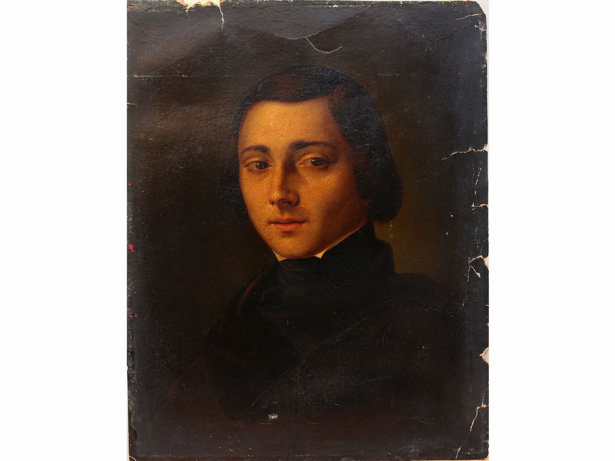 Scuola Toscana della Metà del XIX Secolo - Ritratto Maschile