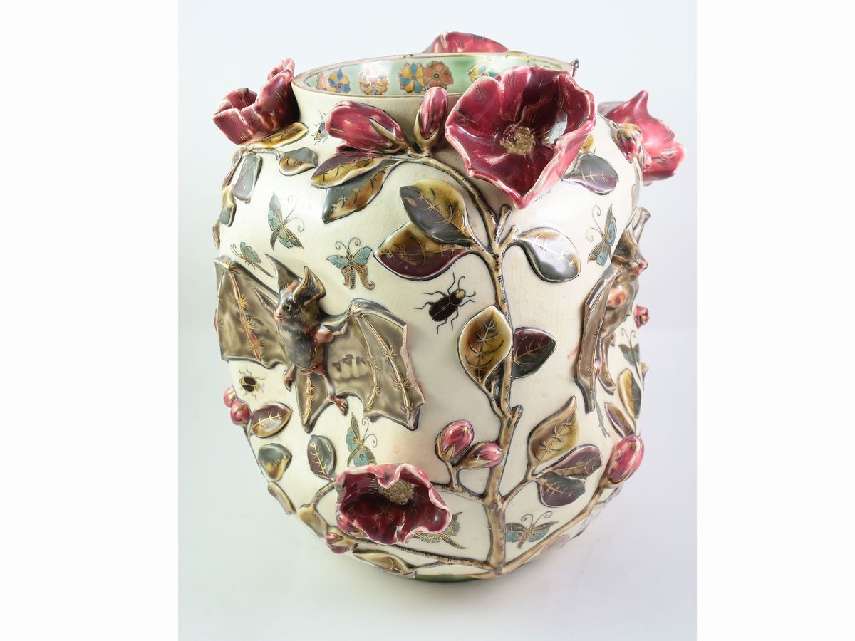 Grande Vaso in Ceramica, Zsolnay