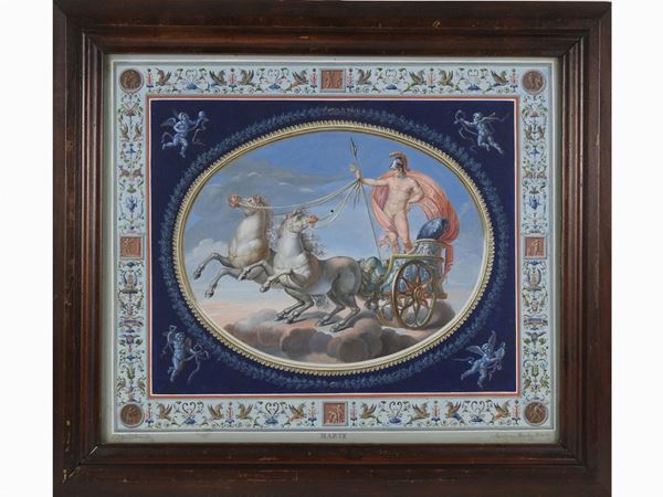 Michelangelo Maestri : Mars  ((act.c.1802-c.1812))  - Auction Furniture and Paintings from Palazzo al Bosco and from other private property - Maison Bibelot - Casa d'Aste Firenze - Milano