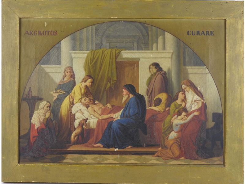 Cesare Mussini - Curare gli Infermi 1853