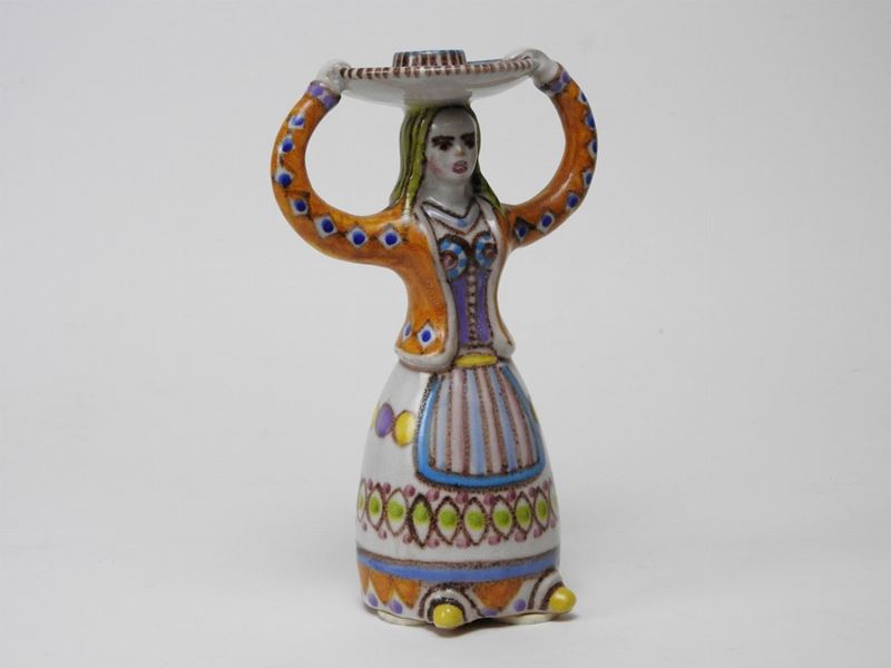 Portacandela in Ceramica, Vincenzo Pinto, Vietri