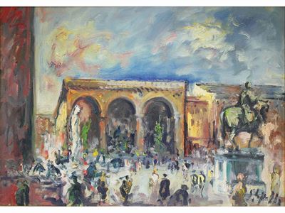 Veduta di Piazza della Signoria