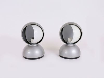 Coppia di Lumi da Tavolo Eclisse, Vico Magistretti per Artemide