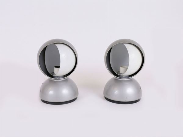A pair of Vico Magistretti's Eclisse lamps