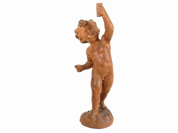 Wooden figure  (begin of 20th century)  - Auction Furniture and Old Master Paintings - Maison Bibelot - Casa d'Aste Firenze - Milano