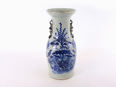 Vaso a Balaustro in Porcellana