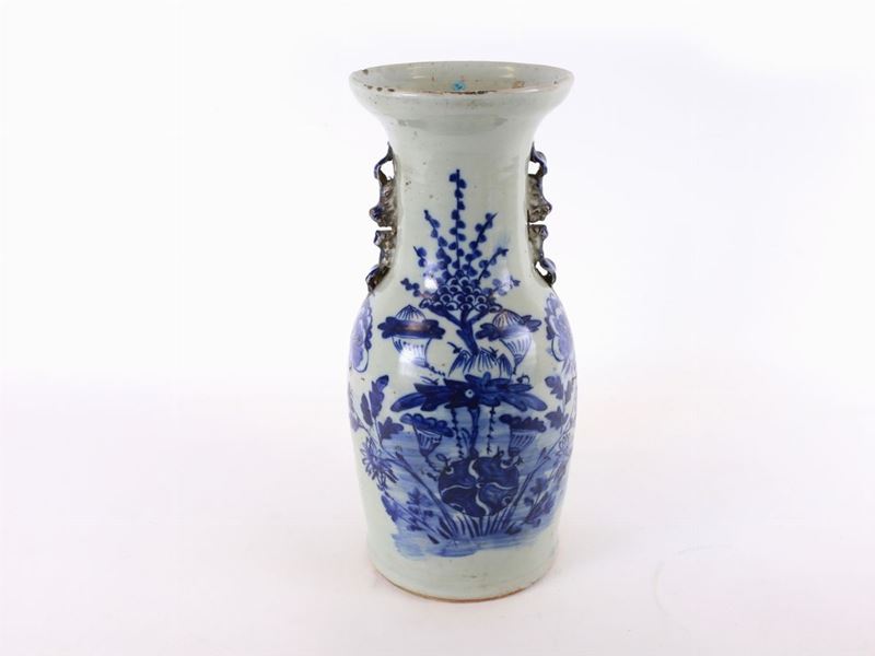 Vaso a Balaustro in Porcellana