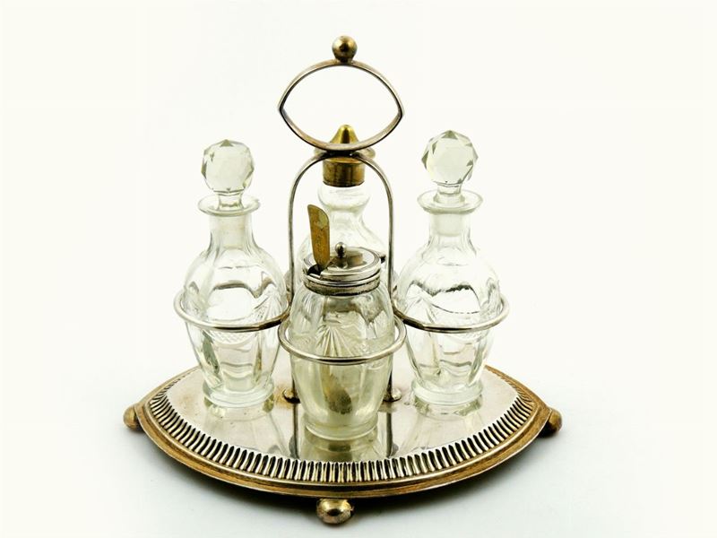 Cruet in Metallo Argentato