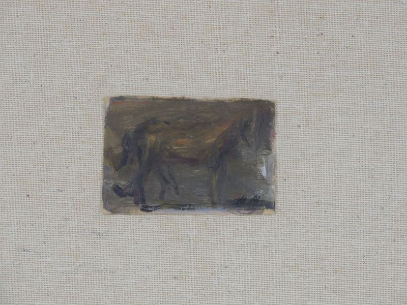Mario Marcucci - Paesaggio con Barche e Cavallino