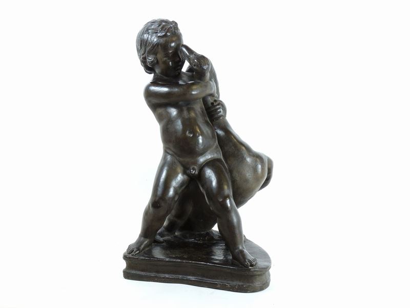 Giancarlo Caldini - Il Bambino e L'oca da un Modello di Boethos di Calcedonia