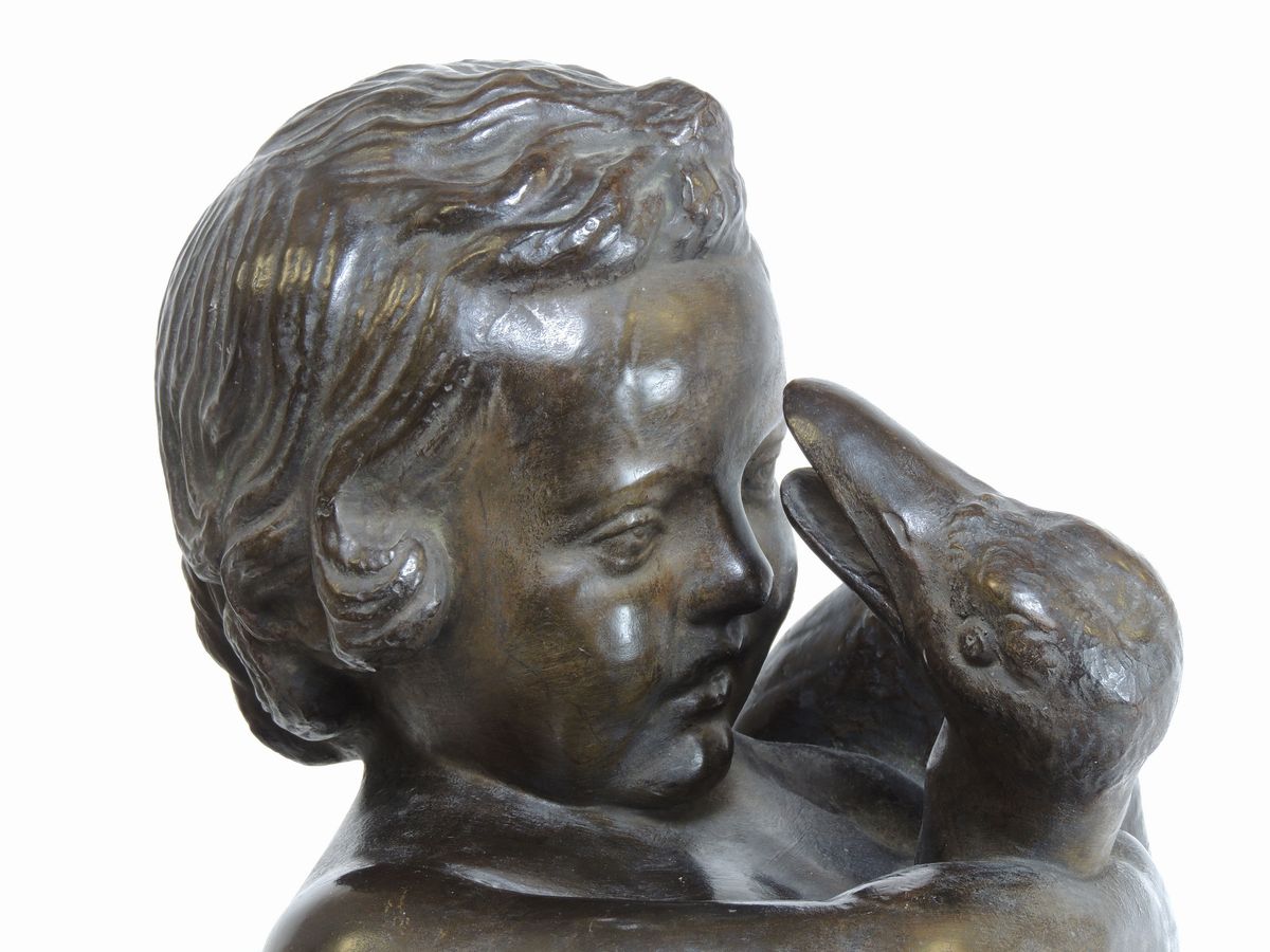 Giancarlo Caldini - Il Bambino e L'oca da un Modello di Boethos di Calcedonia